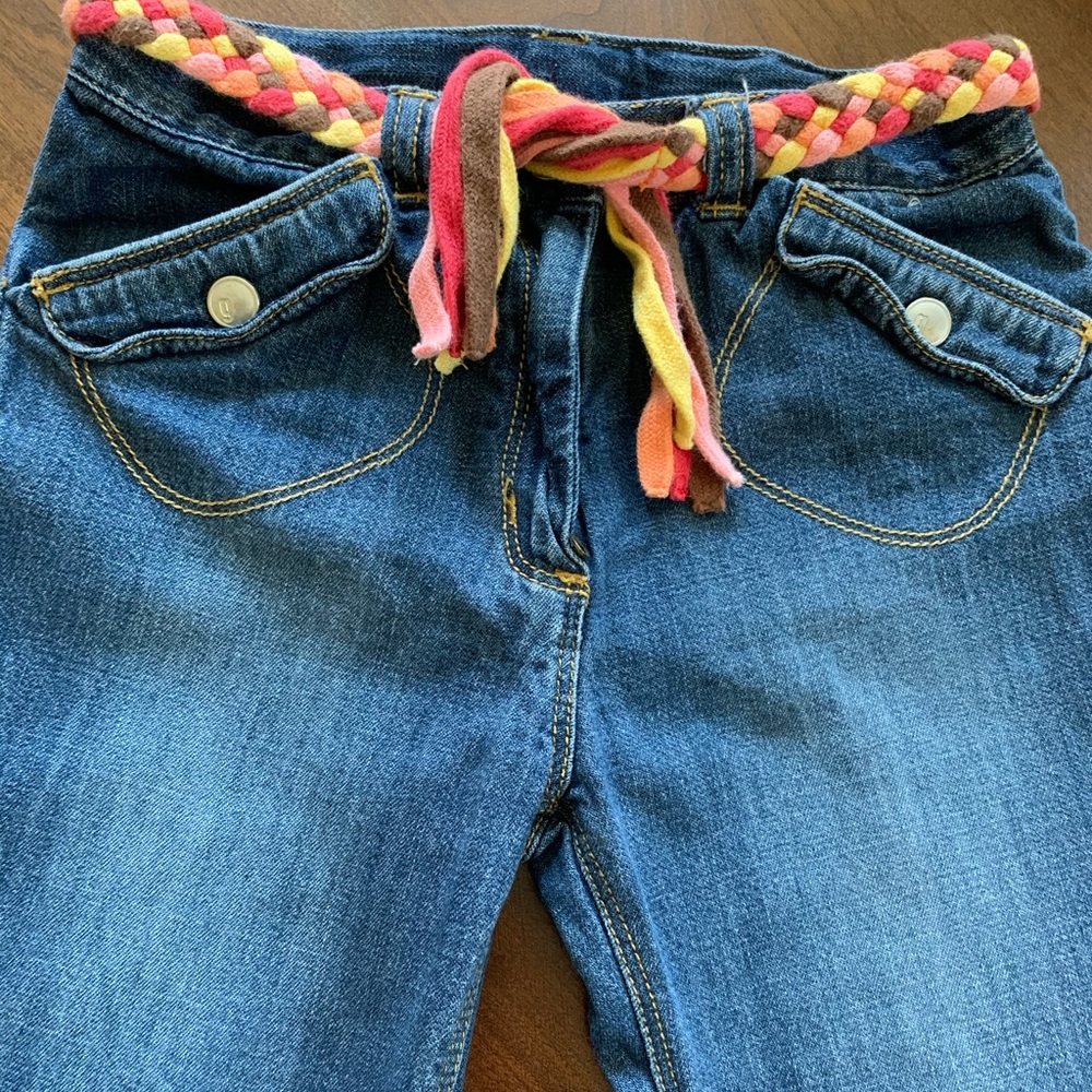 Gymboree Fiesta Jeans with Braided Belt